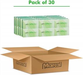 img 2 attached to Marcal Pro 2-Ply Facial Tissues 100% Recycled White Box Of 100 30 Boxes Per Case Bulk Packaging