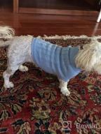 img 1 attached to Tangpan Turtleneck Classic Straw-Rope Pet Dog Sweater Apparel (Pink,S) review by Gene Taylor