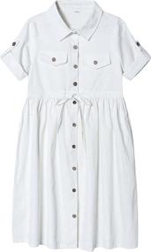 img 4 attached to 👗 Girls' Casual Sleeve Pleated T-Shirt Dresses and Clothing