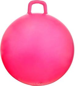 img 3 attached to AppleRound Space Hopper Ball With Air Pump: 28In/70Cm Diameter For Ages 13+ - Hop Ball, Kangaroo Bouncer, Hoppity Hop, Jumping Ball, Sit And Bounce