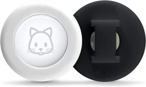 img 4 attached to Sweet Baby Co. Airtag Cat Collar or Extra Small Dog Collar Holder 2 Pack, Half Inch Collar Compatible, Waterproof GPS Tracker Case for Small Pets, Fits Apple Air Tag, Kitten Cats