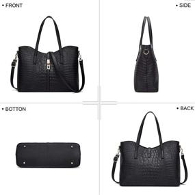 img 1 attached to 👜 Stylish SYKT Handbags: Satchels, Shoulder Bags, Wallets & Totes for Women