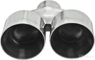 🚗 flowmaster 15391 ss dual exhaust tip - 2.5"x4.0" double wall stainless steel exhaust tip logo