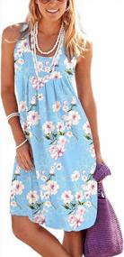 img 2 attached to Stay Comfortable In Style With Jouica'S Casual Summer Sun Dresses For Women With Pleats And Pockets