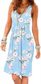 img 1 attached to Stay Comfortable In Style With Jouica'S Casual Summer Sun Dresses For Women With Pleats And Pockets