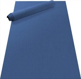 img 4 attached to Get Comfy With Odoland Large Yoga Mat – Extra Thick And Non-Slip For Home Gym Workout And Pilates