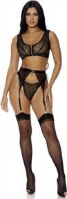 img 2 attached to Seduce With Style: Forplay Women'S Heart To Catch Lingerie Set