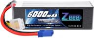 power up your rc with the high-performance zeee 22.2v 100c 6000mah 6s lipo battery logo