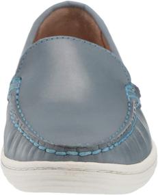 img 3 attached to Driver Club USA Moccasin Venetian Girls' Shoes ~ Flats