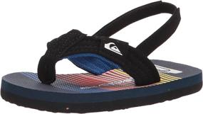 img 4 attached to Quiksilver Molokai Layback 👶 Sandals for Toddlers - Boys' Shoes