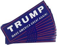 10-pack trendyluz decals: donald trump president - make america great again (maga) bumper sticker set логотип