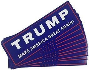 img 2 attached to 10-Pack TrendyLuz Decals: Donald Trump President - Make America Great Again (MAGA) Bumper Sticker Set