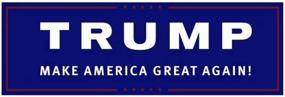 img 1 attached to 10-Pack TrendyLuz Decals: Donald Trump President - Make America Great Again (MAGA) Bumper Sticker Set