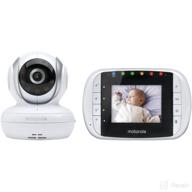 👶 motorola mbp33s wireless video baby monitor: 2.8-inch color lcd, zoom, enhanced two-way audio & more! logo