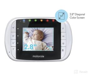 img 2 attached to 👶 Motorola MBP33S Wireless Video Baby Monitor: 2.8-Inch Color LCD, Zoom, Enhanced Two-Way Audio & More!