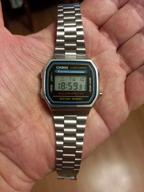 img 3 attached to Wrist watch CASIO A-168WA-1, silver review by Velizar Petrov ᠌
