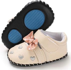 img 2 attached to 👑 BENHERO Slip-Resistant Princess Girls' Shoes: Leather Walking Flats