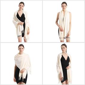 img 1 attached to 🧣 Vimate Scarfs: The Perfect Pashmina Shawls for Women's Accessories