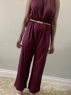 img 1 attached to Sexy Sleeveless Wide Leg Pants Cocktail Pantsuit Jumpsuit Romper For Women By KOH KOH review by Telly Roden