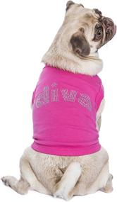 img 3 attached to Stylish Parisian Pet Diva Embroidered T-Shirt for XL Dog and Cat Clothes