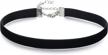 analysisylove womens black velvet choker necklace - perfect for valentines day, birthdays, halloween cosplay, and gifts logo