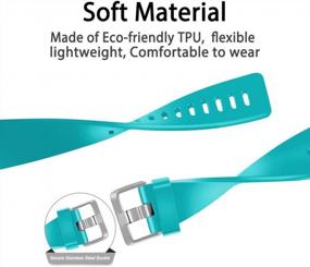 img 2 attached to 12-Pack Hamile Replacement Bands For Fitbit Versa 2/Lite/SE - Soft And Stylish Wristbands For Women And Men