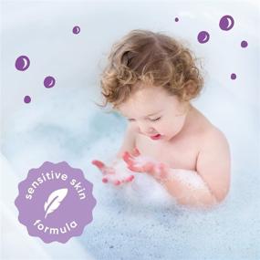 img 2 attached to 🛁 ABBY&FINN Natural Baby and Kid Bubble Bath Lavender - No Sulfates, Gentle for Sensitive & Soft Skin, Tear-Free, Plant-Based Ingredients