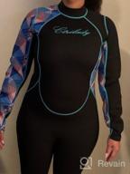 img 1 attached to Stay Safe And Stylish With CtriLady Women'S Neoprene Full Dive Wetsuit - Perfect For Swimming, Kayaking, Surfing And More! review by Jacob Sampino