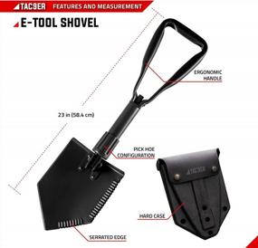 img 2 attached to TAC9ER Ultimate Shovel Bundle: Your Go-To Camping And Car Emergency Kit Tool Set Featuring TAC9ER Entrenching Tool Shovel And Tactical Multitool 15-In-1 Shovel.