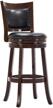 29-inch boraam bristol cappuccino bar height swivel stool logo