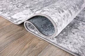 img 1 attached to Gray Distressed Abstract Area Rug, 5' X 7', By Rugshop - Achieve A Stand-Out Look For Your Home Interiors