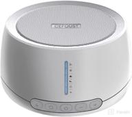 🔉 cefoust white noise machine: portable sound machine with 30 soothing sounds for baby, adults, kids - auto-off timer, adjustable audio size (white) логотип