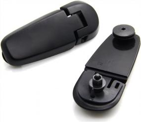 img 2 attached to Ford Explorer And Mercury Mountaineer Rear Window Liftgate Glass Hinge Set - Pair (Right And Left) For 2002-2005 Models | Part Numbers: 2L2Z-78420A68-AA, 3L2Z-78420A68-AC, 3L2Z-78420A69-AC
