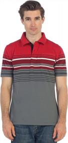 img 3 attached to Upgrade Your Wardrobe With Gioberti'S Yarn Dye Striped Polo Shirt With Pocket - Perfect For The Stylish Men!