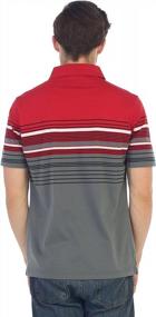img 1 attached to Upgrade Your Wardrobe With Gioberti'S Yarn Dye Striped Polo Shirt With Pocket - Perfect For The Stylish Men!