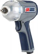 air impact wrench - twin hammer 3/8" impact driver w/ composite body and comfort grip (campbell hausfeld xt00100) logo