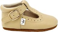 👞 liv leo t strap oxford leather girls' shoes: stylish & comfortable flats logo