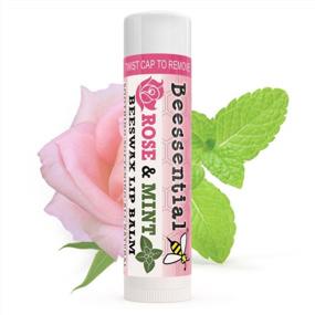 img 1 attached to Say Goodbye To Chapped Lips With Beessential'S All-Natural Rose Mint Lip Balm 2 Pack – Infused With Skin Nourishing Butters And Beeswax For Lasting Moisture