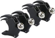 🏍️ 49mm detachable windshield clamps for harley vrsca vrscaw 2002-2010, vrscb 2004-2005, vrscx 2007, xl1200x 2016-later, and dyna models (black) логотип