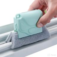 🚪 effective door window track cleaning tool - hand-held groove gap cleaner - ideal for sliding doors, tile lines, shutters, car vents, air conditioners, keyboards logo