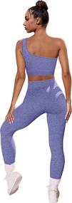img 3 attached to OYS Workout Seamless Leggings Running Women's Clothing ~ Jumpsuits, Rompers & Overalls