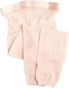 img 1 attached to Capezio Little Stretch Footless Suntan Girls' Clothing - Socks & Tights