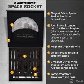 img 3 attached to 🛠️ 27-Piece Space Rocket Precision Screwdriver Kit by Magnet Driver: Ideal Tool Set for Small Appliance and Electronic Repair, with Magnetic Extender for DIY Projects