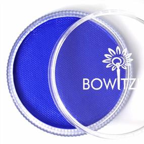 img 3 attached to Blue 30G Professional Water-Based Face Paint Body Makeup Safe For Kids & Adults Split Cake Single Color Halloween Christmas Party - Bowitzki