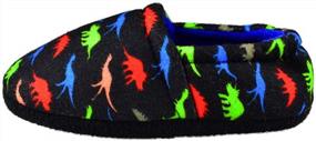img 3 attached to Cozy And Cute Dinosaur Slippers For Big Boys - Soft Memory Foam And Anti-Slip For Indoor Warmth