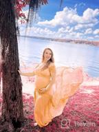 img 1 attached to Gorgeous Off Shoulder Mermaid Gown For Maternity Photo Shoot | ZIUMUDY review by Chris Sweeton