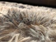 img 1 attached to Stylish And Soft Ophanie Washable Grey Shaggy Rug For Modern Home - Perfect For Bedroom, Living Room, And Nursery Décor review by Simo Whisperer