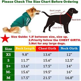 img 3 attached to 🐶 StartBarks Stylish Dog Hoodies for Small/Medium Dogs - Apparel, Sweater, Sweatshirt, Outfit - Puppy Christmas Costumes (Chest Girth: 19.5)