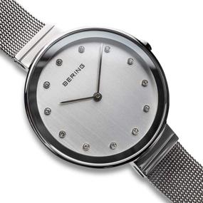 img 2 attached to BERING Womens Quartz Stainless Silver Women's Watches : Wrist Watches