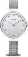 bering womens quartz stainless silver women's watches : wrist watches logo